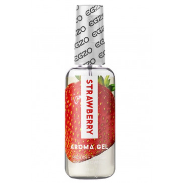 Оральный гель-лубрикант EGZO AROMA GEL - Strawberry, 50 мл