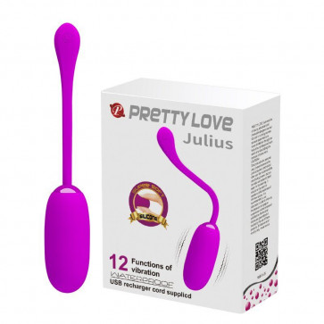 ПЕРЕЗАРЯЖАЕМОЕ ВИБРОЯЙЦО PRETTY LOVE «JULIUS», BI-014653