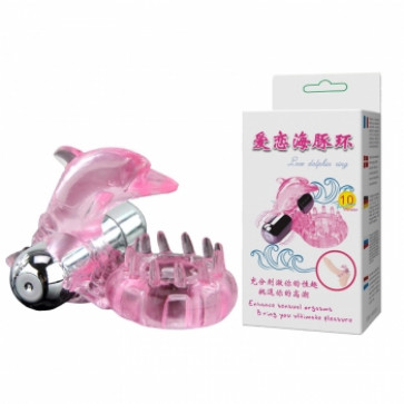 Эрекционные кольца - Cock Ring 2 With Bullet Vibrator, Pink