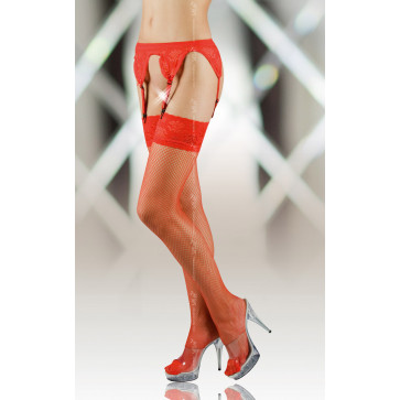 Панчохи - Stockings 5522, red