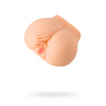 Мастурбатор реалистичный Toyfa Juicy Pussy Chantal с вибрацией, вагина и анус, TPR, телесный, 14,5 с