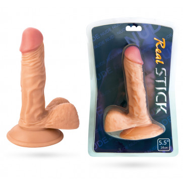 Фаллоимитатор Toyfa RealStick Nude реалистичный, 14 см