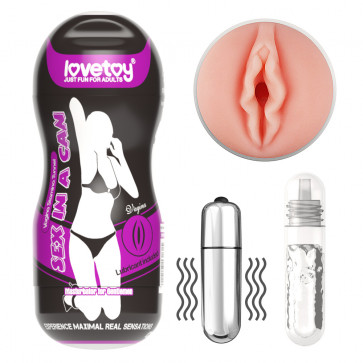 Мастурбатор - Sex In A Can Vagina Stamina Tunnel Vibrating