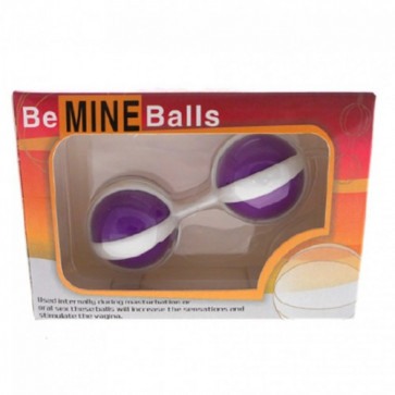 Вагинальные шарики - Be Mine Balls Dark Purple