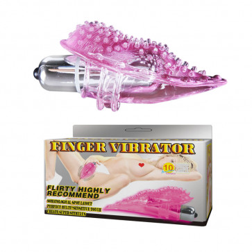 Клиторный стимулятор - Mini Finger Vibrator Pink