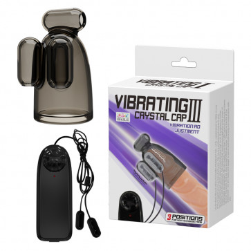 Насадка на пенис - Vibrating Crystal Cap III