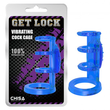 Насадка на пенис - Vibrating Cock Cage Clear