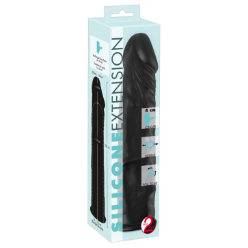 Насадка на член - Silicone Extension black