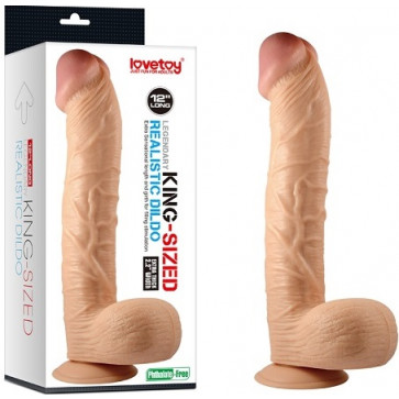 Фаллоимитатор - LoveToy Legendary King Sized Realistic Dildo 12"