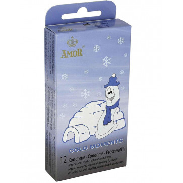 Презервативы - Amor Cold Moments, 12 шт.