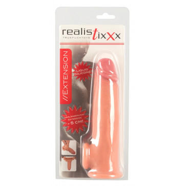 Насадка на член - Realistixxx Extension, 5 см