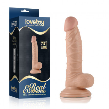 Фаллоимитатор - 7.5" Real Extreme Dildo Flesh