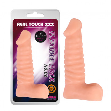 Фалоімітатор - Real Touch XXX 6.7 "Flexible Cock No.02