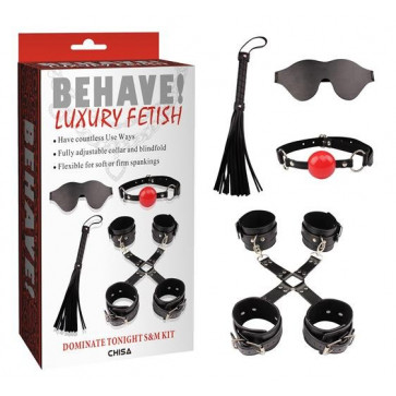 БДСМ набір - Behave! Dominate Tonight S&M Kit