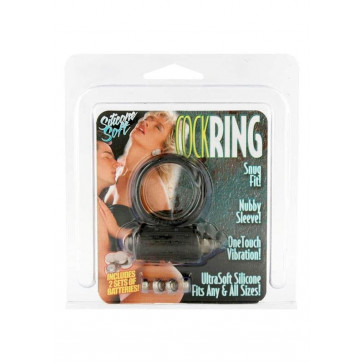 Эрекционное кольцо - Mini Vibrating Cockring, черный