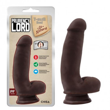 Фалоімітатор - T-skin ReaL Pruriency Lord Brown