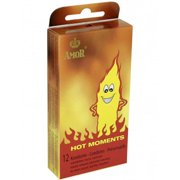 Презервативы - Amor Hot Moments, 12 шт.