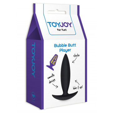 Анальная пробка - ToyJoy Bubble Butt Player Black