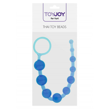 Анальная цепочка - ToyJoy Thai Toy Beads Blue