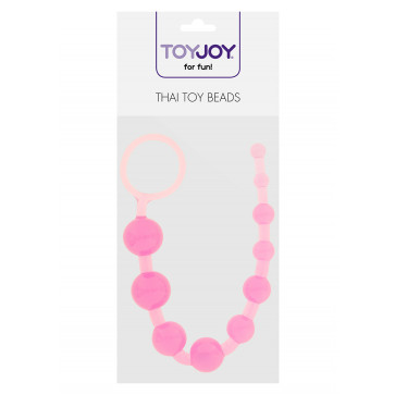 Анальная цепочка - ToyJoy Thai Toy Beads Pink