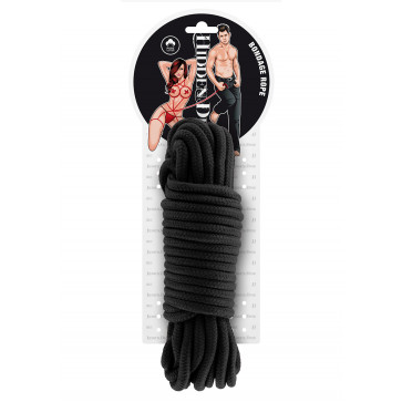 Веревка - Hidden Desire Bondage Rope Black, 10 м