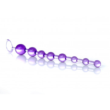 Анальная цепочка - Boss Jelly Anal Beads Purple