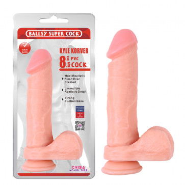 Фалоімітатор - Ballsy Super Cock Kyle Korver 8.5"