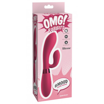 Вібратор - #Mood OMG Rabbits Vibrator Pink