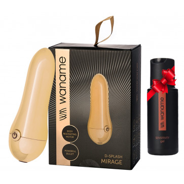 Вібратор Waname D-Splash Mirage + Sensitivity Gel, 50 мл