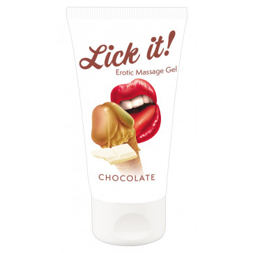 Масажний гель Lick It! Chocolate, 50 мл