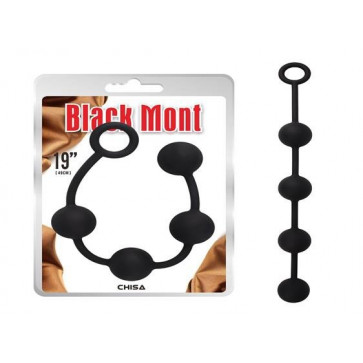 Анальний стимулятор - Black Mont"P" Storm Beads L