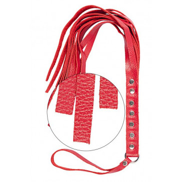Флогер S & M Fancy Leather Floger, RED