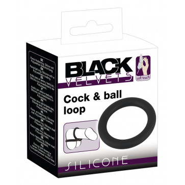 Ерекційне кільце - Silicone Cock and Ball Loop