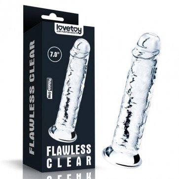 Фалоімітатор - 7.0''  Flawless Clear Dildo Clear