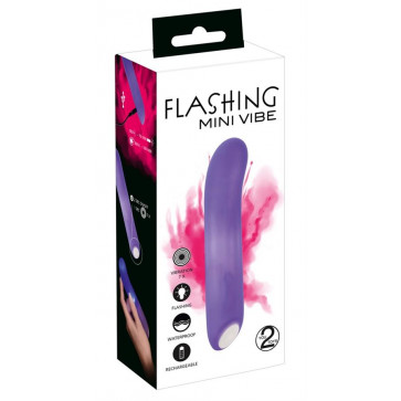 Вібратор - Flashing Mini Vibe Purple