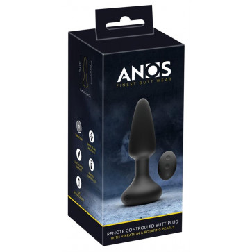 Анальна пробка - ANOS RC butt plug with vibration Analplug