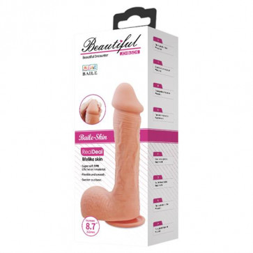 Фалоімітатор - Beautiful Encounter Johnson  Real Dildo 22cm Flesh