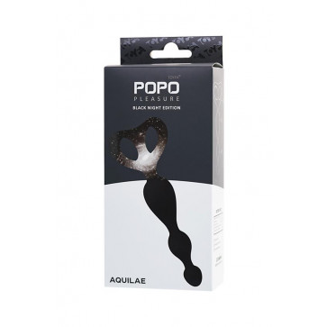 TOYFA POPO Pleasure Anal Beads Black