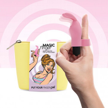 Насадка на палець - FeelzToys Magic Finger Vibrator Pink