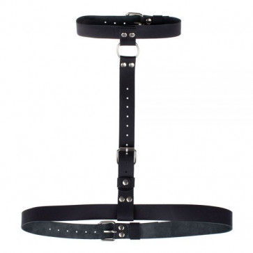 Портупея Double Ring of Humiliti Smooth, Black