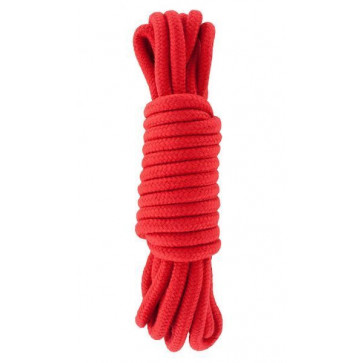 Мотузка для бондажу BONDAGE ROPE 5M, Red