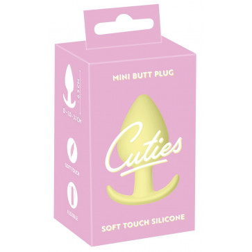 Анальна пробка - Cuties Mini Butt Plug Yellow