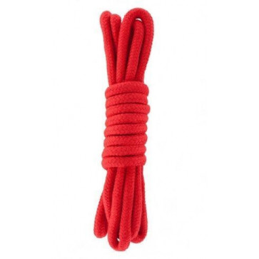 Мотузка для бондажу Bondage Rope, 3 м, Red
