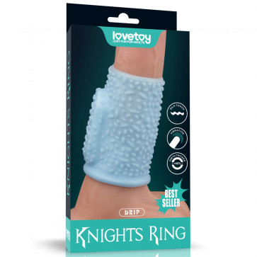 Насадка на член - Vibrating Drip Knights Ring