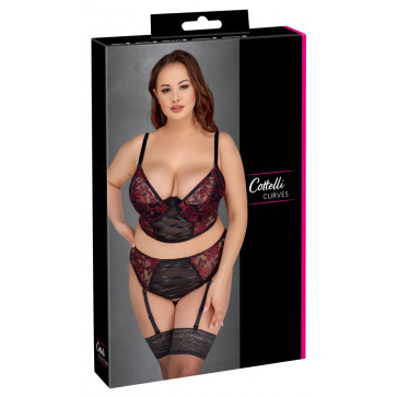 Комплект білизни - 2214474 Bra Set - black/red