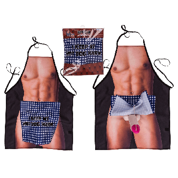 Кухонний фартух з плюшевим пенісом Apron Men Body