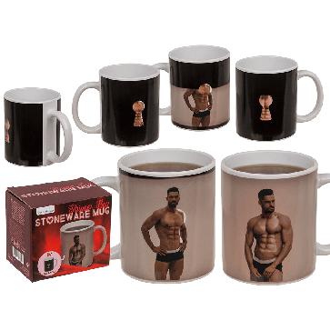 Чашка з термоефектом Stoneware Mug Stripper Boy