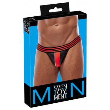 Чоловічі трусики - 2100347 Svenjoyment Mens Jockstrap, black/red