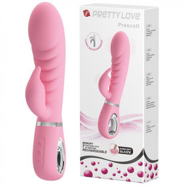 Ребристый вибратор Pretty Love «Prescott» BI-014635-1