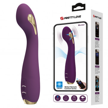 Смарт вибратор Pretty Love - HECTOR G-SPOT VIBRATOR с электростимуляцией, BI-014765HP-1